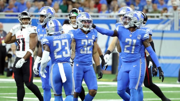 Detroit Lions rookie defensive back Brian Branch